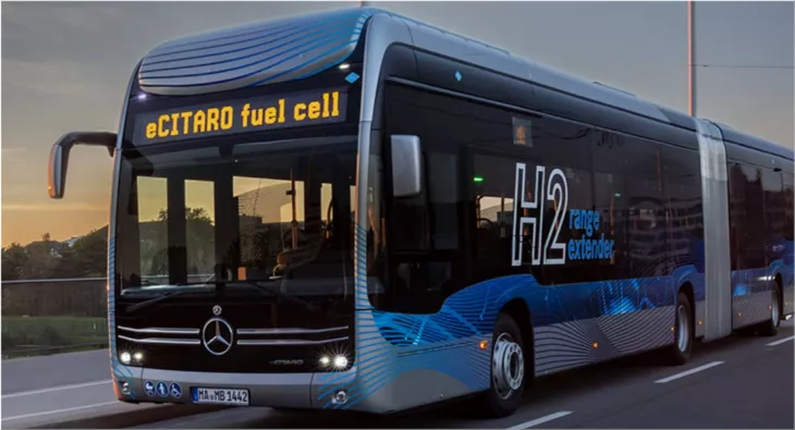 The Mercedes-Benz eCitaro fuel cell is the best and greenest bus of the year