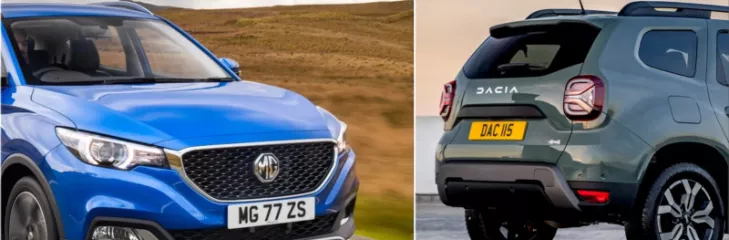 Comparing the MG ZS and the Dacia Duster: Design, Engine, Features, Safety, and Price